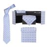 Set cravata clergoux albastru