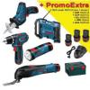 KIT 5 scule cu acumulator 10,8 Li-I  (GSR, GOP,GLI,GML,GSA) PROMOTIE