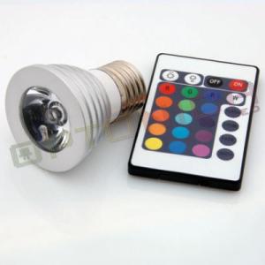 Lampa LED E27 - 3W 220V - RGB
