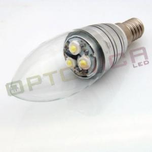 Lampa LED Candela E14 - 3 x 1W 220V - lumina alba calda