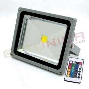 10W Proiector LED - lumina RGB multicolora cu telecomanda (FL5210)