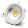 25w spot led cob rotund - lumina alba calda (diametru 225 x 90 mm)