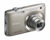 Nikon coolpix s3100 silver + card sd 4gb + geanta