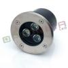 3w/12v spot led rotund - incastrabil in paviment -