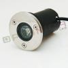 1W/12V Spot LED rotund - incastrabil in paviment - lumina alba calda (DC12V)