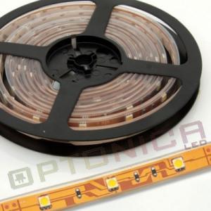 Banda LED - 120 diode SMD/metru (9.6W) - lumina alba calda (rola - 5m)