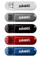 8GB takeMS Colorline NT USB-Stick Blue Retail