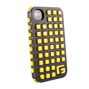 Husa G-Form Extreme Grid pentru iPhone 4/4S (galben)