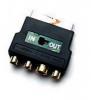 Scart adapter video audio to