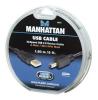 Cablu USB  A male - mini male Manhattan 390361