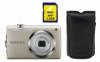 Aparat foto Nikon CoolPix S3000 argintiu + Husa Nikon + Card SD Nikon 2GB
