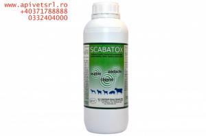 Scabatox=Romanian Taktic with 12.5% amitraz 1 litter bottle, pack of 10 bottles