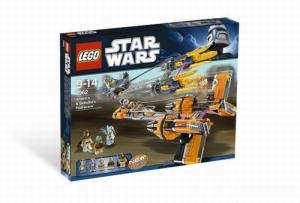 LEGO Anakin Skywalker si Sebulba’s Podracers&trade; din seria LEGO STAR WAR