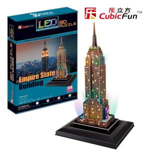 Cubic Fun Puzzle 3D cu led Empire State Building