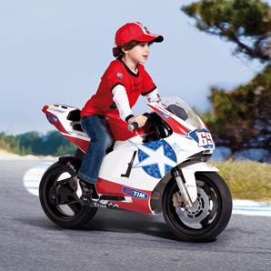 Motocicleta cu acumulatori Ducati GP 24V editie limitata Valentino Rossi!