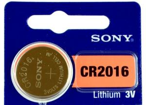1x Sony CR2016 lithium battery BL201