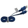 Cablu de date USB la Micro USB Ultra plat Albastru ON035