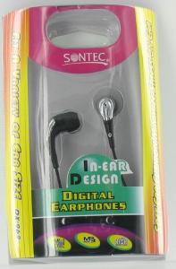 Sontec In-ear Digital Earphones DX-962 black 00755-1