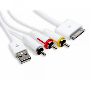 AV Cable for iPhone / iPad / iPod USB power supply YAI532