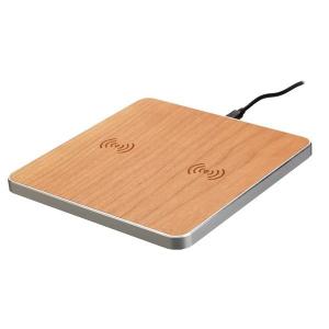 DUO QI WIRELESS CHARGER WOODY SILVER by PETER J&Auml;CKEL&trade; ON3206