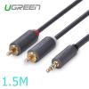 1.5m 2 rca male to