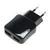 2-Portos USB 2.1A Multi adapter Auto-ID fekete ON1503