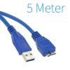 USB 3.0 A - Micro B Cable 5 Meter YPU361