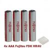 4x AAA Fujitsu FDK HR4U Rechargeable Battery 1000mAh ON1310