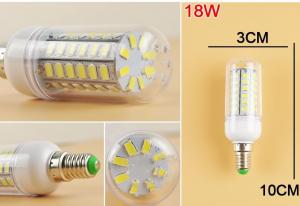 18W E14 Bec LED tip Corn Alb Cald 56 LED`s SMD5730 AL351