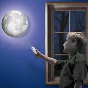 LED Light Moon Nightlight Wall Lamp Remote Control WWJ03440