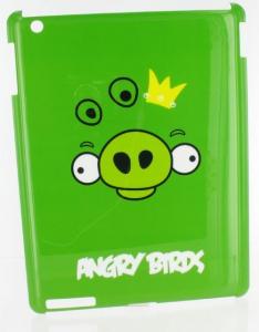 Husa protectoare Apple iPad 2 Angry Birds culoare verde (Clip-on) 00695