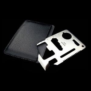 Multi-function Portable Stainless Tool Card Silver TM178