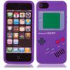 Game Boy Style Protective Silicone Cover Case for iPhone 5 Purple WW87006997