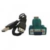 Adaptor USB 2.0 la 9 Pin RS232 DB9 COM Port Serial verde TM64