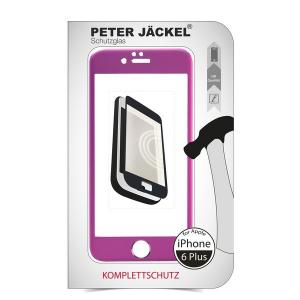 Tempered Glass for Apple iPhone 6 Plus PETER JACKEL FULL DISPLAY HD pink ON3360