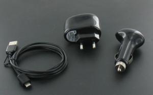 4 in 1 Charge/Sync Set for Smartphones Micro-USB Black 00354-1