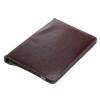 10" tablet pc faux leather case bookstyle velcro brown on3157