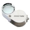 20x Silver Mini Jewelry Loupe Magnifier Glass AL690