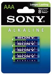4-Pack Sony Blue Alkaline LR3 AAA BL198