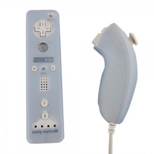 Husa Silicon Controler Nintendo Wii Albastru WWVB201BU
