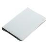 7" tablet pc faux leather case bookstyle velcro white on3162