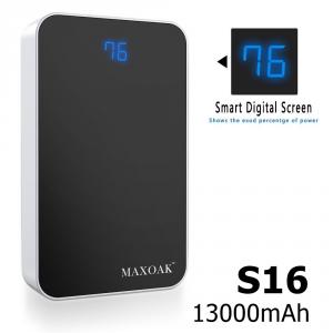 MaxOak S16 powerbank 13.000mAh Output 1A / 2.1A OS16
