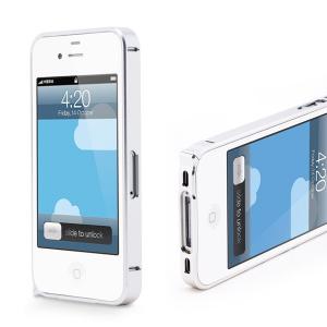 IPhone 4 si 4S Carcasa din aluminiu Argintiu 0.7mm AL320