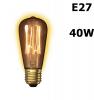 Edison Line Vintage 40W E27 Bec Decorativ 130 LUM CA015