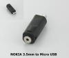 Nokia 3.5mm to micro usb charger ymn014