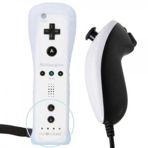 Remote cu Motion Plus Husa Nunchuck pentru Wii NED785