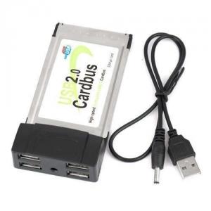 HUB PCMCIA Cardbus card USB Cable USB 2.0 4 Port AL007