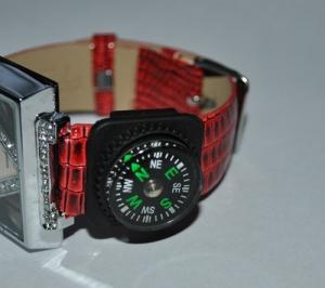 Mini Compass for Watch Strap Bracelet Camping Hiking AL050