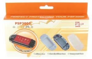 Carcasa din Silicon PSP 3000 Non-Slip (roz) YGP506
