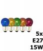 5in1 5 colours Party Ball Lamp tray 15W 240V E27 CA057